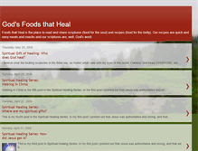 Tablet Screenshot of foods-that-heal.blogspot.com
