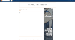 Desktop Screenshot of alorsvraiment.blogspot.com