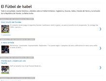 Tablet Screenshot of futboldeisabel.blogspot.com