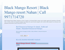 Tablet Screenshot of blackmangoresort.blogspot.com