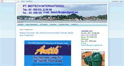 Desktop Screenshot of biotechenvironmentally.blogspot.com