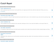 Tablet Screenshot of clutchrepair.blogspot.com