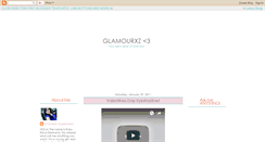 Desktop Screenshot of glamourxz.blogspot.com