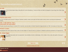 Tablet Screenshot of fazendocontato2010.blogspot.com