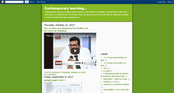 Desktop Screenshot of contemporarylearning.blogspot.com