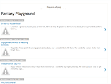 Tablet Screenshot of fantasyplayground.blogspot.com