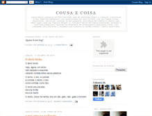 Tablet Screenshot of cousaecoisa.blogspot.com