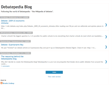 Tablet Screenshot of debatepediablog.blogspot.com