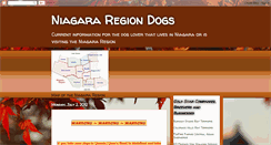 Desktop Screenshot of niagaradogs.blogspot.com