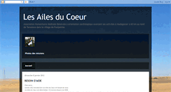 Desktop Screenshot of lesailesducoeur.blogspot.com