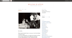 Desktop Screenshot of killinginstyle.blogspot.com