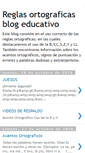 Mobile Screenshot of elblogdereglasortograficas.blogspot.com