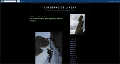 Desktop Screenshot of cuadernodelineas.blogspot.com
