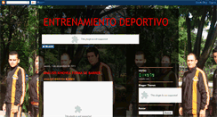 Desktop Screenshot of entrenamientodeportivosena2010.blogspot.com