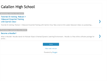 Tablet Screenshot of calallenhighschool.blogspot.com