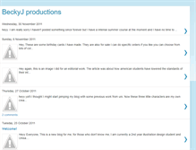 Tablet Screenshot of beckyjproductions.blogspot.com