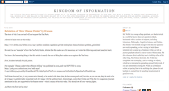 Desktop Screenshot of kingdomofinformation.blogspot.com