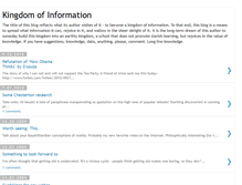 Tablet Screenshot of kingdomofinformation.blogspot.com