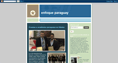 Desktop Screenshot of enfoqueparaguay.blogspot.com