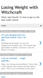 Mobile Screenshot of losingweightwithwitchcraft.blogspot.com