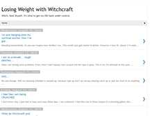 Tablet Screenshot of losingweightwithwitchcraft.blogspot.com