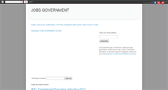 Desktop Screenshot of jobs-government.blogspot.com