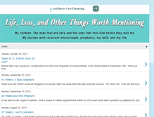 Tablet Screenshot of lifelossandotherthings.blogspot.com