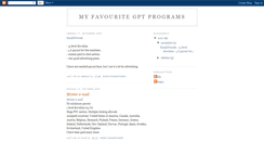 Desktop Screenshot of myfavouritegpt-programs.blogspot.com