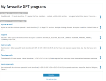 Tablet Screenshot of myfavouritegpt-programs.blogspot.com