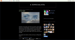 Desktop Screenshot of a-especialista.blogspot.com