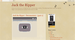 Desktop Screenshot of jack-the-ripper-time.blogspot.com