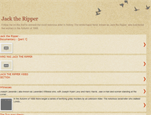 Tablet Screenshot of jack-the-ripper-time.blogspot.com