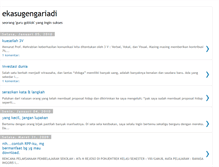 Tablet Screenshot of ekasugengariadi.blogspot.com