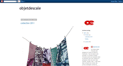 Desktop Screenshot of objetdescale.blogspot.com