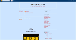 Desktop Screenshot of hater-nation.blogspot.com