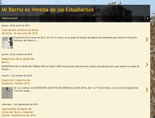 Tablet Screenshot of mibarrioesvereda.blogspot.com