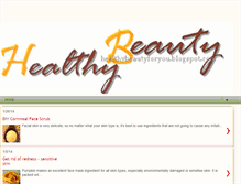 Tablet Screenshot of healthybeautyforyou.blogspot.com