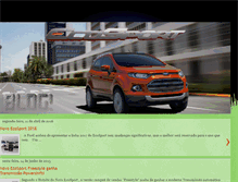 Tablet Screenshot of blogdoecosport.blogspot.com