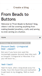 Mobile Screenshot of beads2buttons.blogspot.com