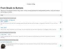 Tablet Screenshot of beads2buttons.blogspot.com