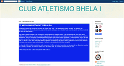 Desktop Screenshot of clubatletismobhela1.blogspot.com