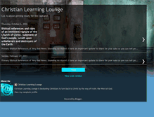 Tablet Screenshot of christianlearninglounge.blogspot.com