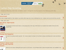 Tablet Screenshot of latterdayscout.blogspot.com