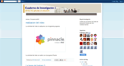 Desktop Screenshot of cuadernodeinvestigacionc.blogspot.com