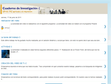 Tablet Screenshot of cuadernodeinvestigacionc.blogspot.com