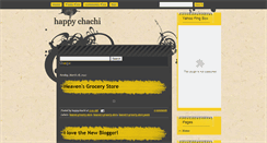 Desktop Screenshot of happychachi.blogspot.com
