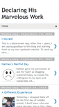 Mobile Screenshot of hismarvelouswork.blogspot.com