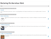 Tablet Screenshot of hismarvelouswork.blogspot.com