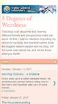 Mobile Screenshot of 5degreesofweirdness.blogspot.com