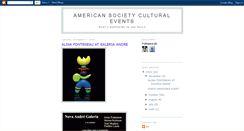 Desktop Screenshot of americansocietyculturalevents.blogspot.com